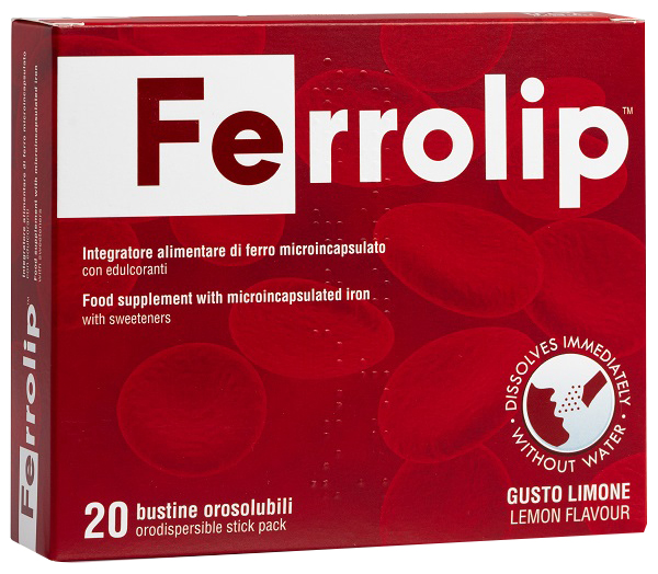 FERROLIP 20 BUSTINE OROSOLUBILI GUSTO LIMONE - Farmacia Sant Anna SAS del Dott. Mariani Federigo