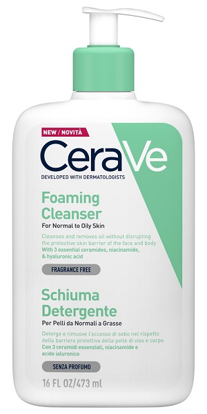 CERAVE SCHIUMA DETERGENTE VISO 473 ML - Farmacia Sant Anna SAS del Dott. Mariani Federigo