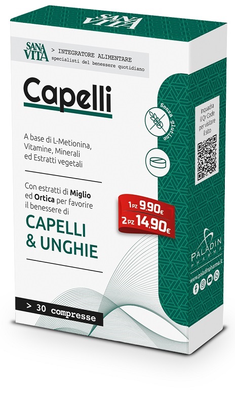 SANAVITA CAPELLI 30 COMPRESSE - Farmacia Sant Anna SAS del Dott. Mariani Federigo