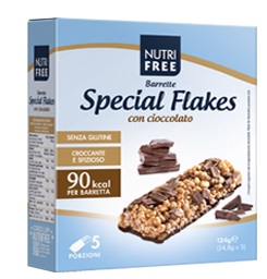 NUTRIFREE BARRETTE SPECIAL FLAKES CIOCCOLATO 24,8 G X 5 - Farmacia Sant Anna SAS del Dott. Mariani Federigo