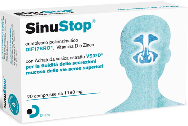 SINUSTOP 20 COMPRESSE DA 1190 MG - Farmacia Sant Anna SAS del Dott. Mariani Federigo