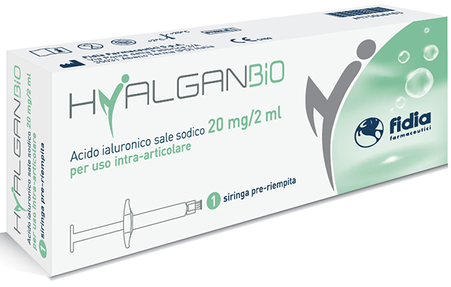 SIRINGA HYALGANBIO INTRA-ARTICOLARE 20MG 2 ML - Farmacia Sant Anna SAS del Dott. Mariani Federigo