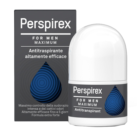 PERSPIREX FOR MEN MAXIMUM ANTITRASPIRANTE ROLL ON 20 ML - Farmacia Sant Anna SAS del Dott. Mariani Federigo