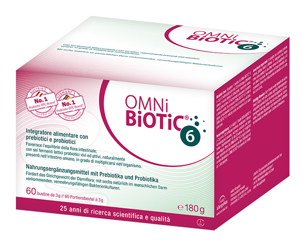 OMNI BIOTIC 6 POLVERE 60 BUSTINE DA 3 G - Farmacia Sant Anna SAS del Dott. Mariani Federigo
