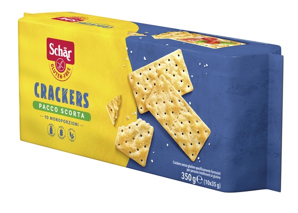 SCHAR CRACKERS SENZA LATTOSIO PACCO SCORTA 10 MONOPORZIONI DA 35 G - Farmacia Sant Anna SAS del Dott. Mariani Federigo