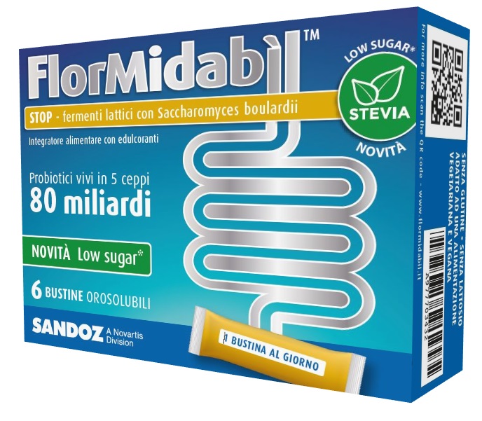 FLORMIDABIL STOP 6 BUSTINE CON STEVIA - Farmacia Sant Anna SAS del Dott. Mariani Federigo