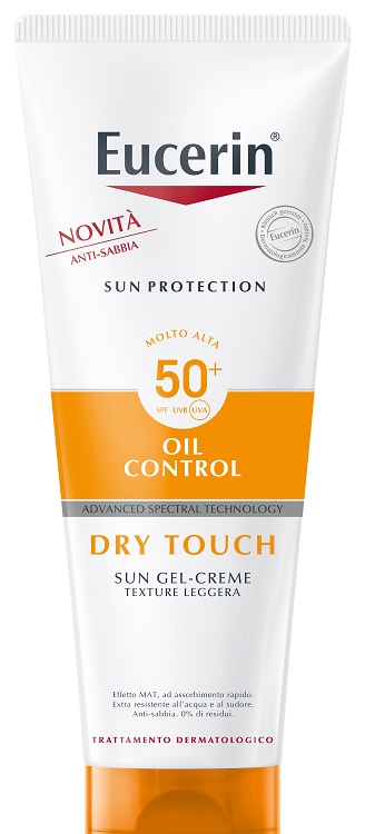 EUCERIN SUN PROTECTION OIL CONTROL DRY TOUCH SPF 50+ SUN GEL CREME 200 ML - Farmacia Sant Anna SAS del Dott. Mariani Federigo