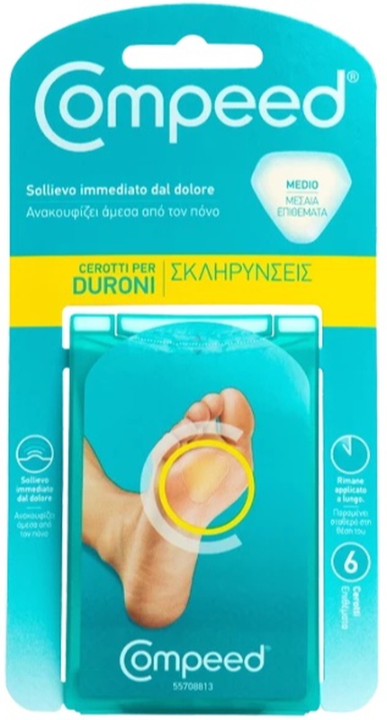 COMPEED CEROTTI PER DURONI MEDIO 6 PEZZI - Farmacia Sant Anna SAS del Dott. Mariani Federigo