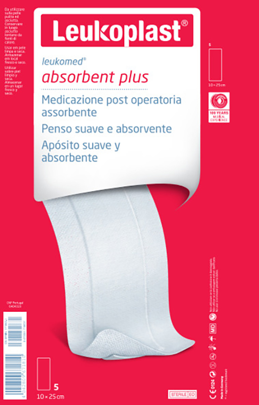 LEUKOMED MEDICAZIONE POST-OPERATORIA IN TESSUTO NON TESSUTO 10 X 25 CM - Farmacia Sant Anna SAS del Dott. Mariani Federigo
