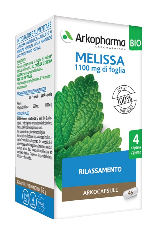 ARKOCPS MELISSA 45 CAPSULE BIO - Farmacia Sant Anna SAS del Dott. Mariani Federigo