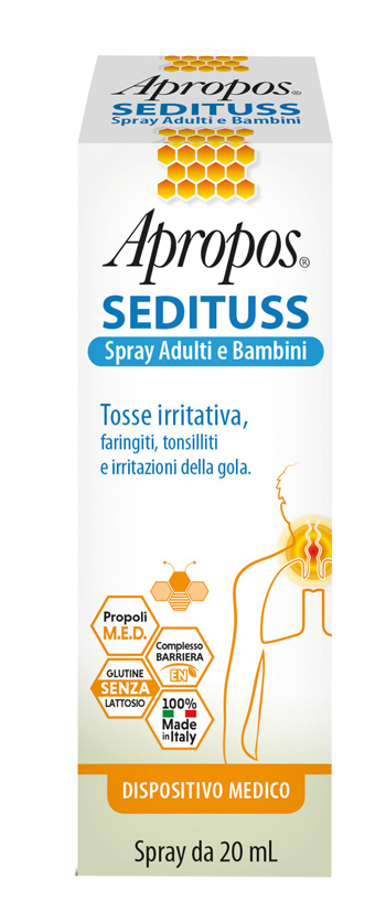 APROPOS SEDITUSS SPRAY ADULTI/BAMBINI 20 ML - Farmacia Sant Anna SAS del Dott. Mariani Federigo