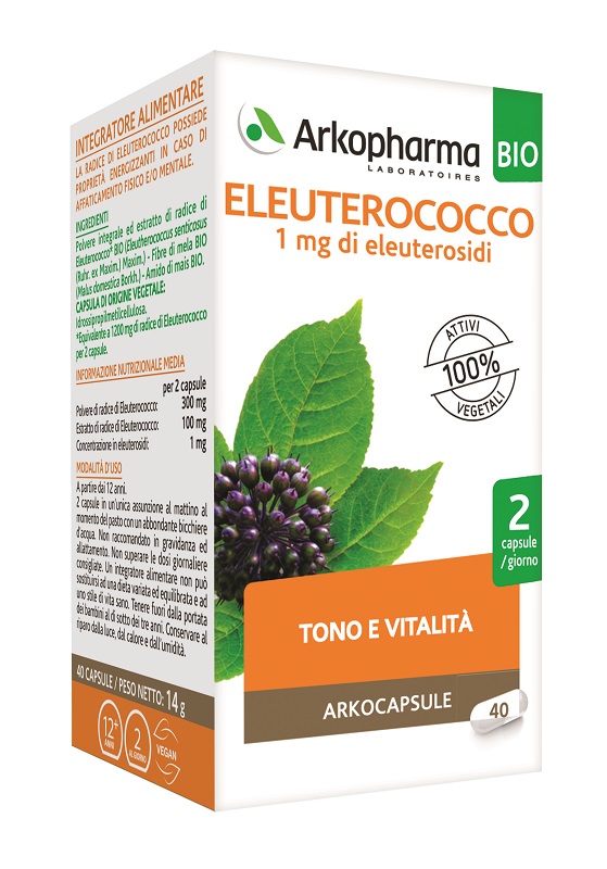 ARKOCAPS ELEUTEROCOCCO BIO 40 CAPSULE - Farmacia Sant Anna SAS del Dott. Mariani Federigo