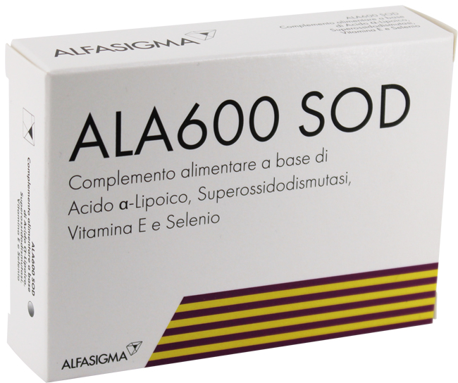 ALA 600 SOD 20 COMPRESSE - Farmacia Sant Anna SAS del Dott. Mariani Federigo