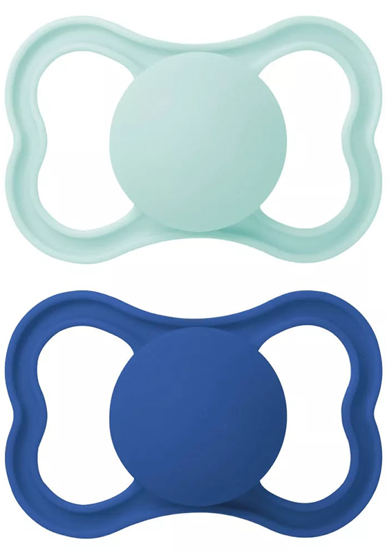 MAM AIR SUCCHIETTO 16+ MESI SILICONE MASCHIO 2 PEZZI - Farmacia Sant Anna SAS del Dott. Mariani Federigo