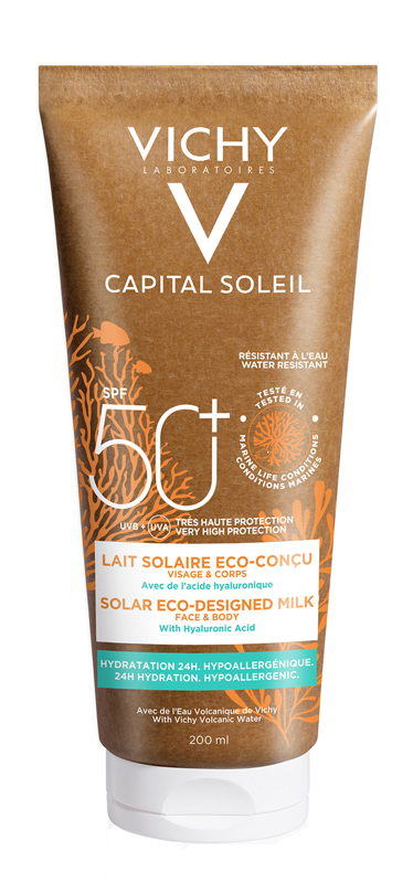 CAPITAL SOLEIL LATTE SOLARE ECO-SOSTENIBILE SPF50+ 200 ML - Farmacia Sant Anna SAS del Dott. Mariani Federigo