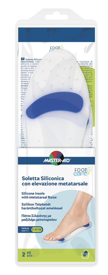 SOLETTA SILICONICA MASTER-AID FOOTCARE SMALL 37-38 METATARSO I4 - Farmacia Sant Anna SAS del Dott. Mariani Federigo