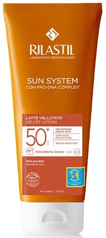 RILASTIL SUN SYSTEM PHOTO PROTECTION TERAPY SPF 50+ LATTE VELLUTANTE 200 ML - Farmacia Sant Anna SAS del Dott. Mariani Federigo