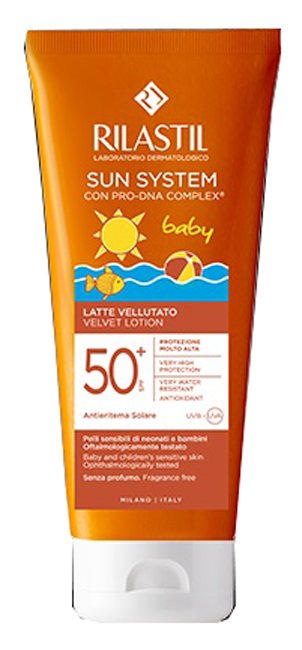 RILASTIL SUN PPT SPF 50+ BABY LATTE VELLUTO 200 ML - Farmacia Sant Anna SAS del Dott. Mariani Federigo