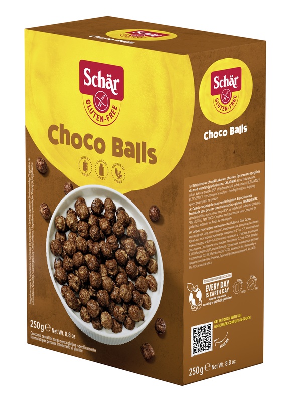 SCHAR CHOCO BALLS CEREALI SENZA LATTOSIO 250 G - Farmacia Sant Anna SAS del Dott. Mariani Federigo