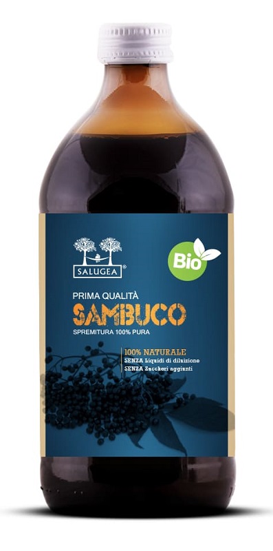 SALUGEA SUCCO SAMBUCO BIO 500 ML - Farmacia Sant Anna SAS del Dott. Mariani Federigo