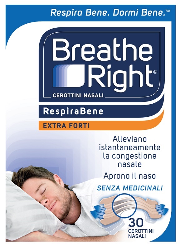 CEROTTI NASALI BREATHE RIGHT EXTRA FORTE 30 PEZZI - Farmacia Sant Anna SAS del Dott. Mariani Federigo