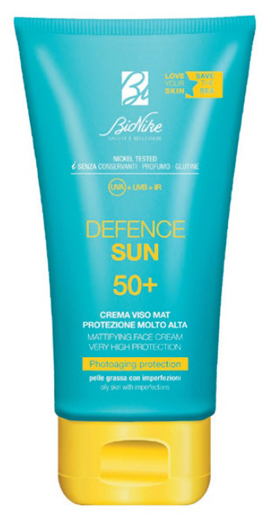 DEFENCE SUN CREMA VISO MAT SPF50+ PROTEZIONE MOLTO ALTA 50 ML - Farmacia Sant Anna SAS del Dott. Mariani Federigo