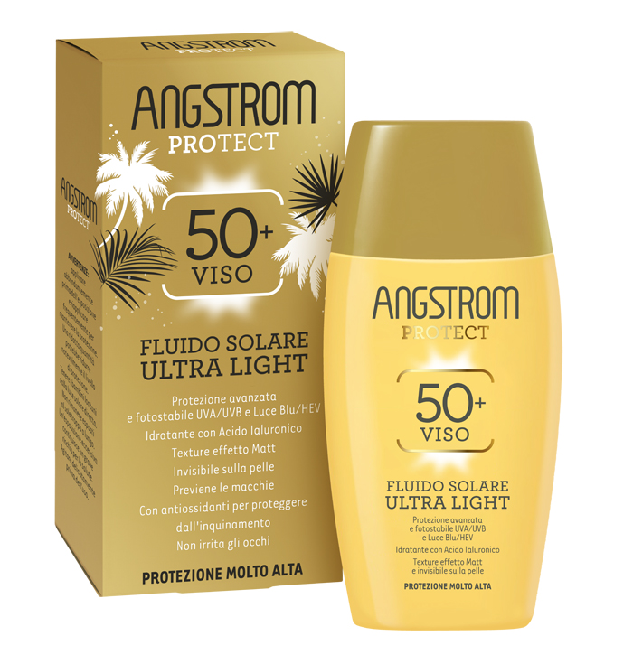 ANGSTROM FLUIDO SOLARE VISO ULTRA LIGHT SPF 50+ 40 ML - Farmacia Sant Anna SAS del Dott. Mariani Federigo